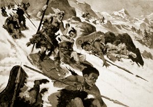 Die Kimbern in den Alpen von John Harris Valda