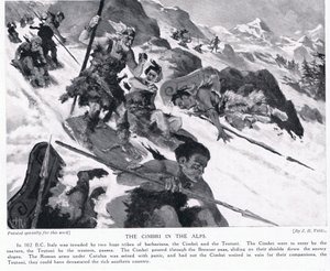 Die Kimbern in den Alpen von John Harris Valda