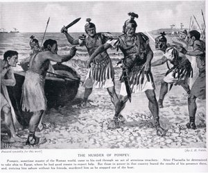 Die Ermordung von Pompeius von John Harris Valda