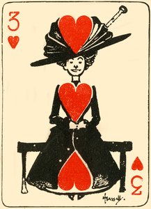 Die wartende Jungfrau, aus den drei Herzen, 1910