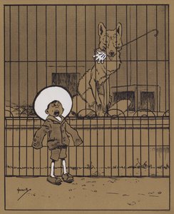 "Besuchern, die ihre Hände durch die Gitter stecken, wird geraten, darauf zu achten, dass sie sie zurückbekommen" von John Hassall
