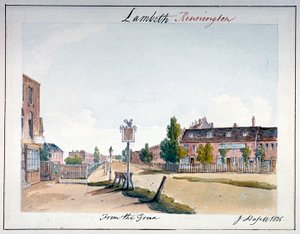 Blick auf Kennington, Lambeth, London, 1825