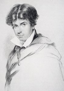 James Henry Leigh Hunt (1784-1859) im Alter von 44 Jahren, graviert von Henri Meyer (1844-99) aus 