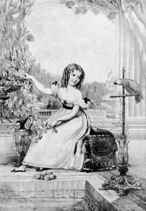 Die Prinzessin Victoria im Alter von elf Jahren, 1901 von John Hayter