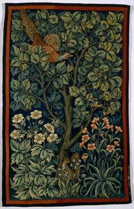 Fasan, hergestellt von Morris & Co. 1916 von John Henry Dearle
