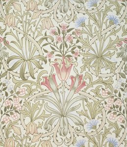 Persische Tapete, entworfen von John Henry Dearle (1860-1932) für Morris and Company von John Henry Dearle
