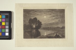 Mondlicht auf dem Androscoggin von John Henry Hill