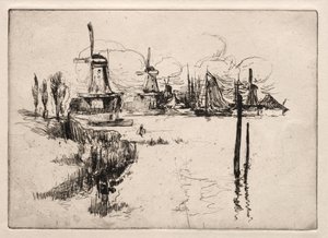 Dordrecht von John Henry Twachtman