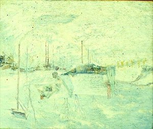 Letzter Sonnenstrahl von John Henry Twachtman