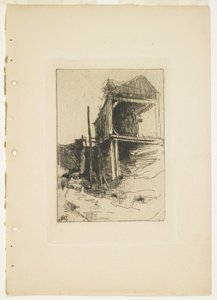Die verlassene Mühle, 1888-1889 von John Henry Twachtman