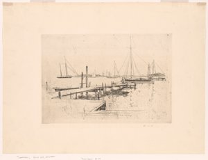 Yachthafen von John Henry Twachtman