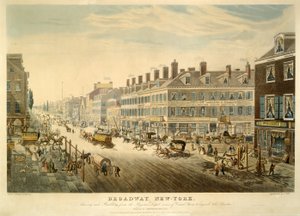 Broadway, New York, veröffentlicht 1850