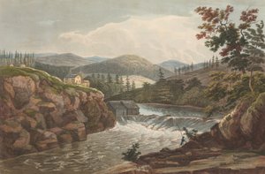 Kleine Wasserfälle bei Luzerne Nr. 1 aus dem Hudson River Portfolio