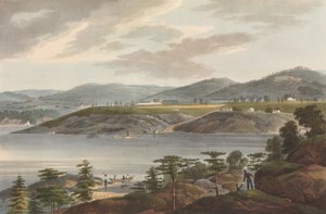 West Point Nr. 16 aus dem Hudson River Portfolio, 1825 von John Hill