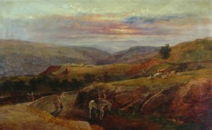 Burnley Valley von Crofts Stone, 1870