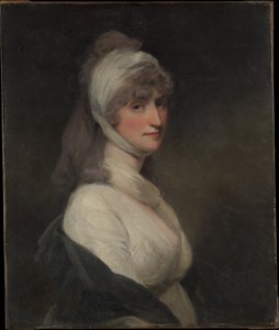 Mrs. Thomas Pechell (Charlotte Clavering, gestorben 1841) von John Hoppner