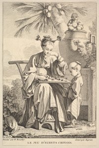 Das Spiel des chinesischen Schachs, 1741-63 von John Ingram