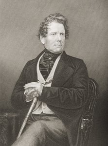 Fox Maule Ramsay (1801-74) 11. Earl of Dalhousie und 2. Lord Panmure, graviert von D.J. Pound nach einem Foto, aus The Drawing-Room of Eminent Personages, Band 2, veröffentlicht in London, 1860