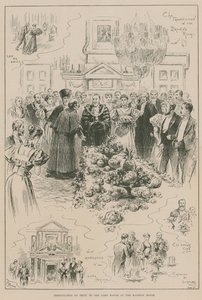 Überreichung von Obst an den Lord Mayor im Mansion House von John Jellicoe
