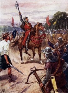 William Wallace in der Schlacht von Falkirk, Schottland von John Jellicoe