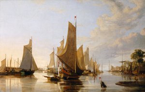 Das Yarmouth Water Frolic, ca. 1821 von John & John Berney (1794 1842) Crome