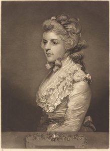 Miss Kemble in einem weißen Kleid von John Jones after Sir Joshua Reynolds