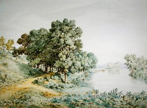 Postwick Grove am Fluss Yare von John Joseph Cotman
