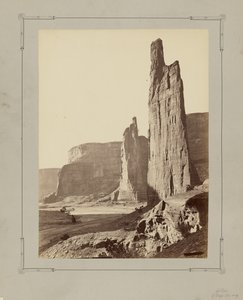Kapitän des Canyons, Canon de Chelley, Arizona von John K. Hillers