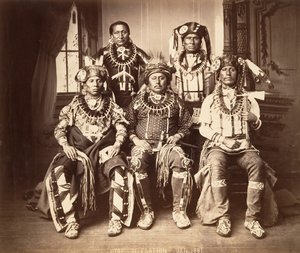 Otoe-Missouria Delegation, 1881 von John K. Hillers.