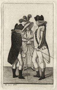 Captain Page; Captain Vicars; mit einem Bewunderer von John Kay von John Kay