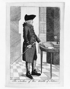 Porträt von Adam Smith 1723-1790, Autor von 