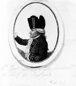 Der ehrenwerte Alexander Leslie (Neuntes Regiment zu Fuß), Illustration aus 