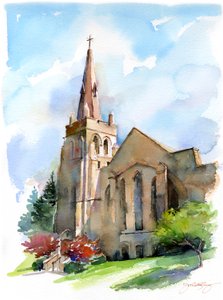 Kirche mit Turm, 2016