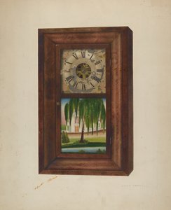 Bemalte Uhr, 1940