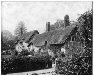 Anne Hathaways Cottage, Stratford-On-Avon, England, spätes 19. Jahrhundert von John L. Stoddard