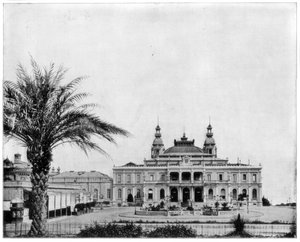 Casino, Monte Carlo, spätes 19. Jahrhundert von John L. Stoddard