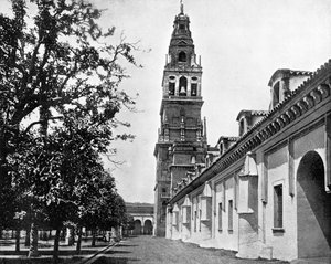 Orangenhof und Moschee, Córdoba, Spanien, 1893