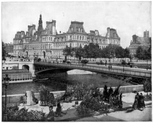 Hotel de Ville, Paris, spätes 19. Jahrhundert