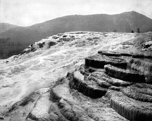 Mammoth Hot Springs, Yellowstone Nationalpark, USA, 1893