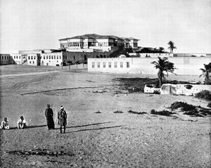 Palast und Harem, Alexandria, Ägypten, 1893
