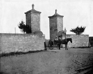 Das alte Stadttor, St. Augustine, Florida, USA, 1893