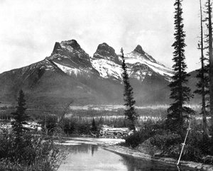 Die drei Schwestern, Canmore, Canadian Pacific Railway, 1893