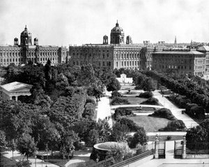 Volksgarten und Theseum, Wien, Österreich, 1893 von John L. Stoddard