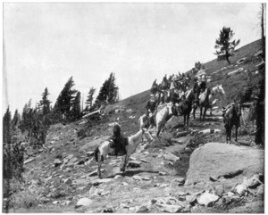 Windy Point, Pikes Peak, Colorado, späte 19. Jahrhundert von John L. Stoddard