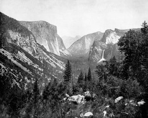 Yosemite-Tal vom Künstlerpunkt, Kalifornien, USA, 1893 von John L. Stoddard