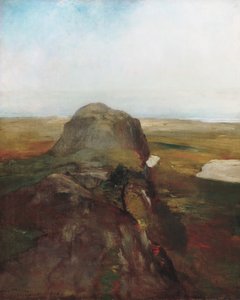 Herbststudie, Blick über Hanging Rock, Newport, R.I., 1868 von John La Farge