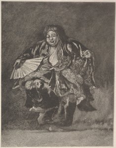 Noh-Tänzer, ca. 1886 von John La Farge