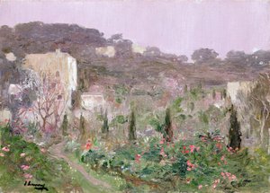 Ein Garten im Süden Frankreichs von John Lavery