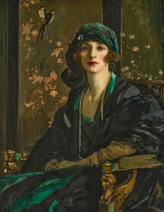 Eine Dame in Schwarz und Grün: Mrs. Freda Dudley Ward