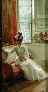 Interieur: Eine Dame
